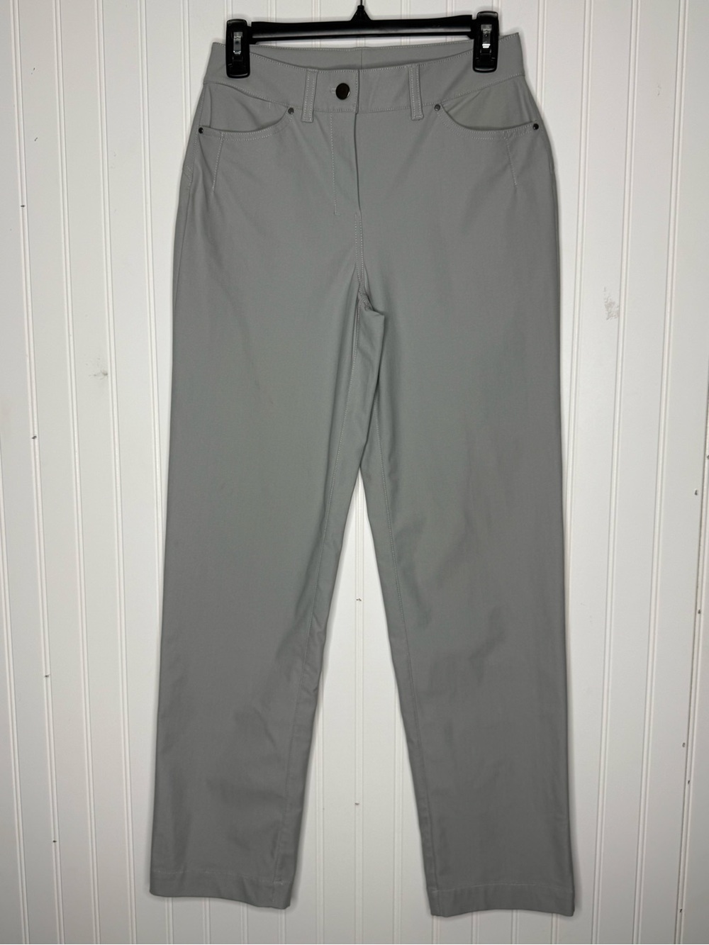 Lululemon City Sleek 5 Pocket Straight-Leg Full Length Pant Size 28 in Gray
